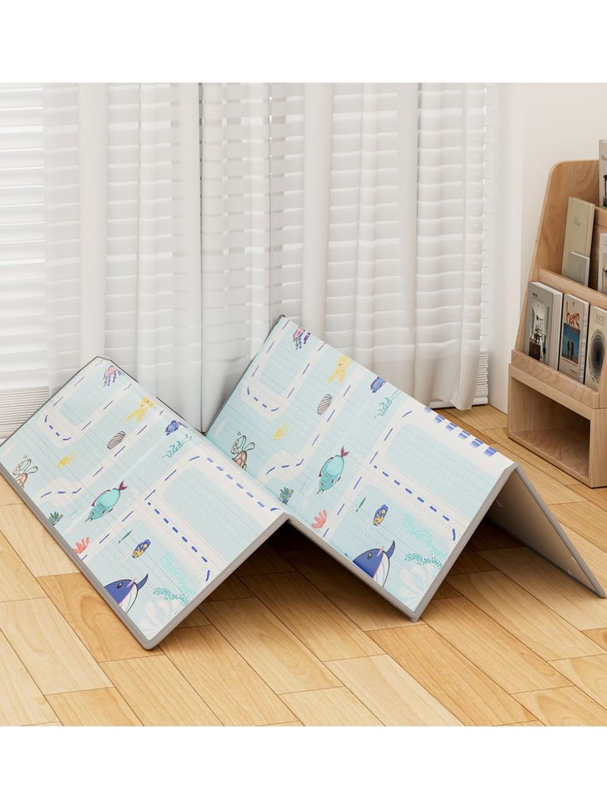 Bebe stars χαλάκι δραστηριοτήτων διπλής όψης 150x150x1cm 100-503 - Bebe Stars