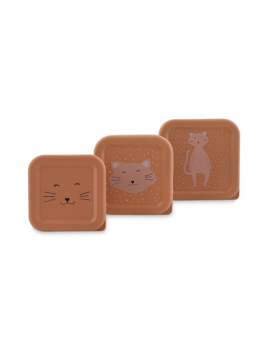 Trixie σετ φαγητοδοχεία snack box nesting 3τμχ mrs cat t05222 - TRIXIE
