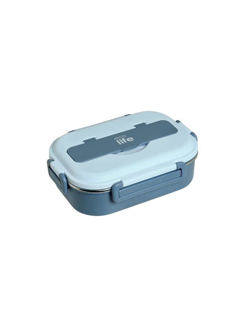 Ecolife φαγητοδοχείο 3 θέσεων 1lt μπλε 33-fc-9092 - Ecolife