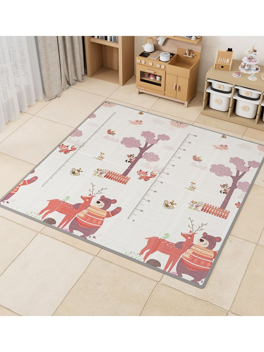 Bebe stars χαλάκι δραστηριοτήτων διπλής όψης 150x150x1cm 100-503 - Bebe Stars