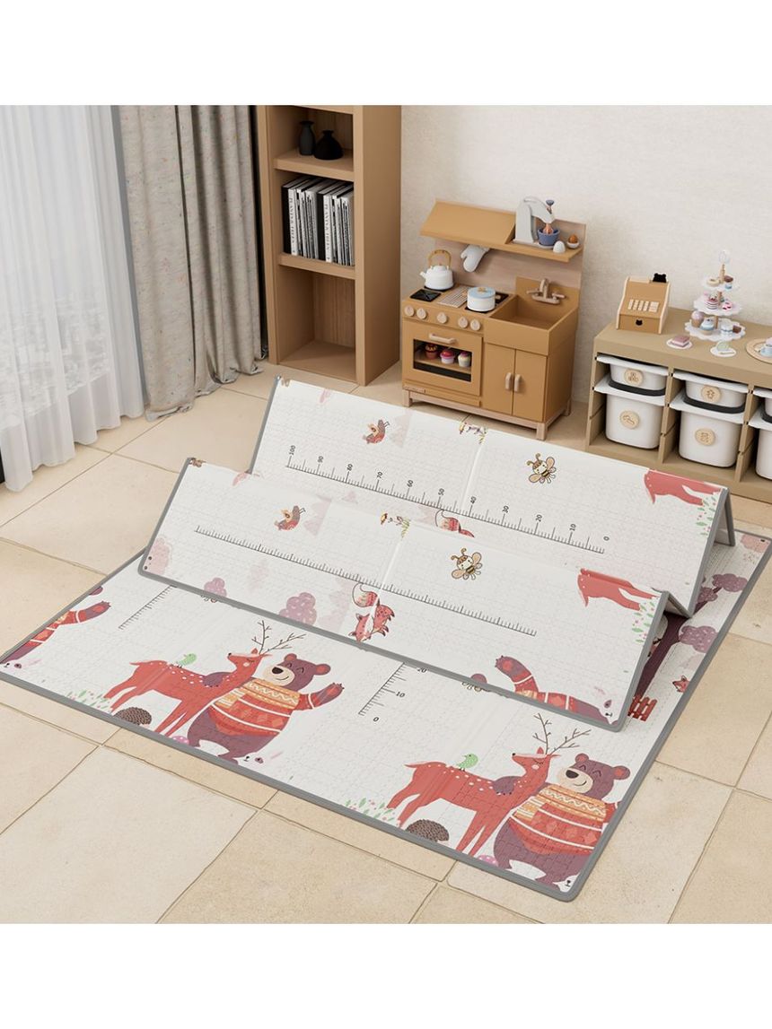 Bebe stars χαλάκι δραστηριοτήτων διπλής όψης 150x150x1cm 100-503 - Bebe Stars