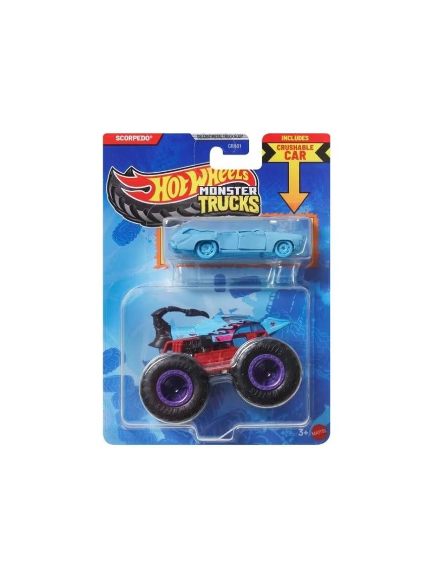 Hot wheels οχήματα monster trucks 1:64 grh81 (διάφορα σχέδια) - Hot wheels