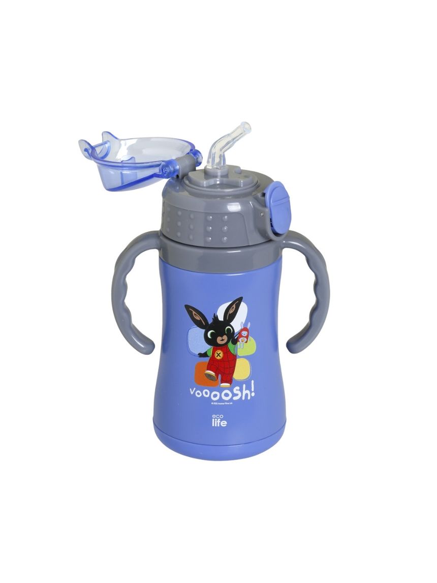 Ecolife kids παγούρι-θερμός 'bing - voooosh' 300ml blue 33-bo-2124 - Ecolife