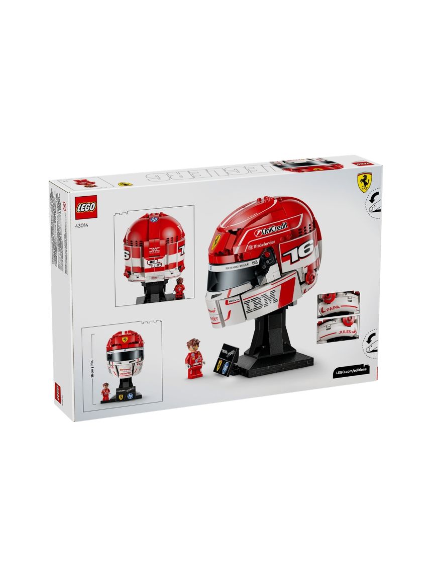 Lego editions scuderia ferrari hp charles leclerc helmet 43014 - LEGO, LEGO EDITIONS