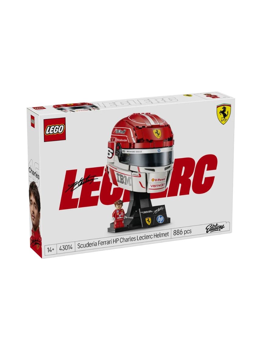 Lego editions scuderia ferrari hp charles leclerc helmet 43014 - LEGO, LEGO EDITIONS