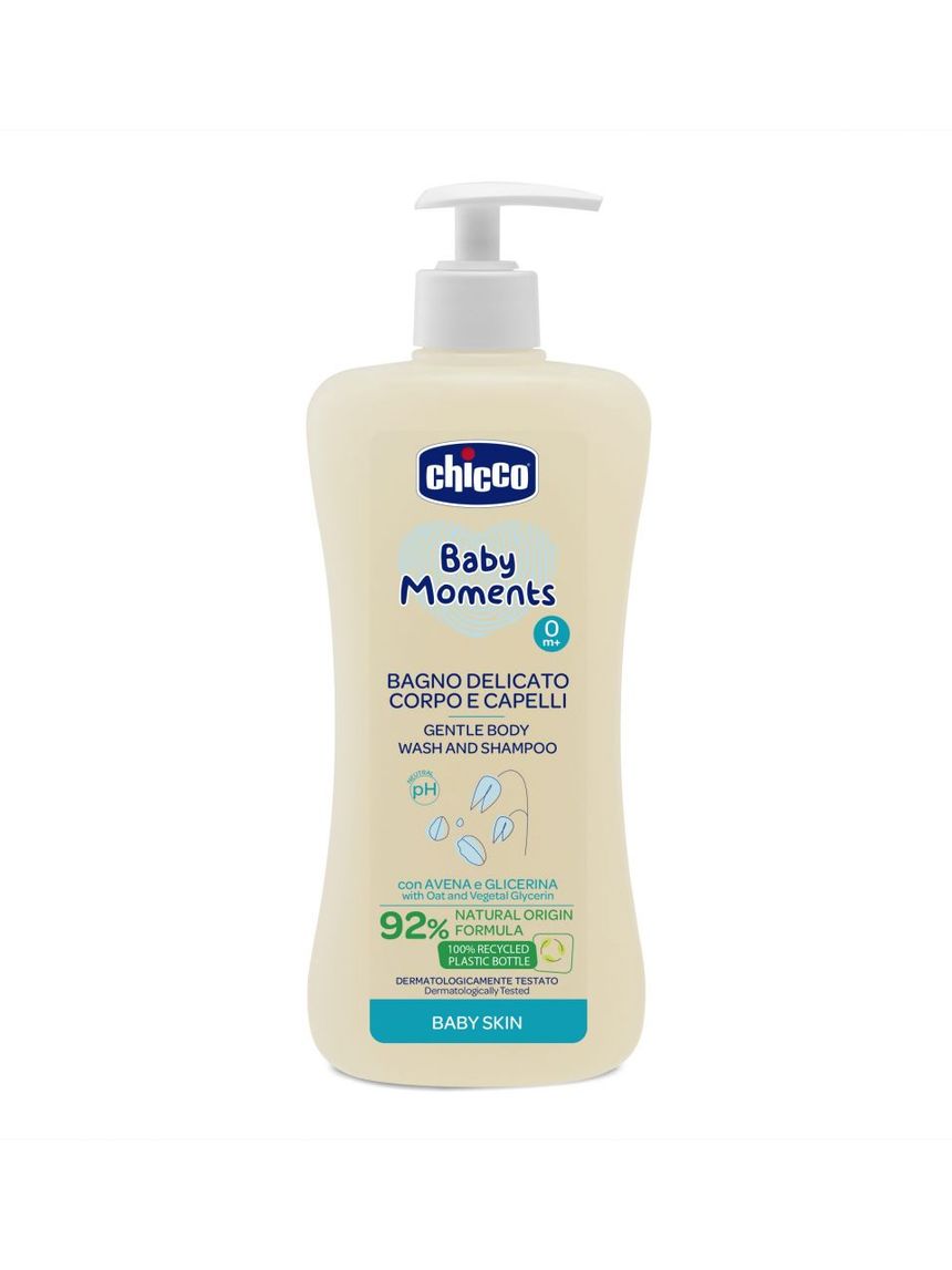 Chicco baby moments βρεφικό αφρόλουτρο για σώμα και μαλλιά 500ml - Chicco