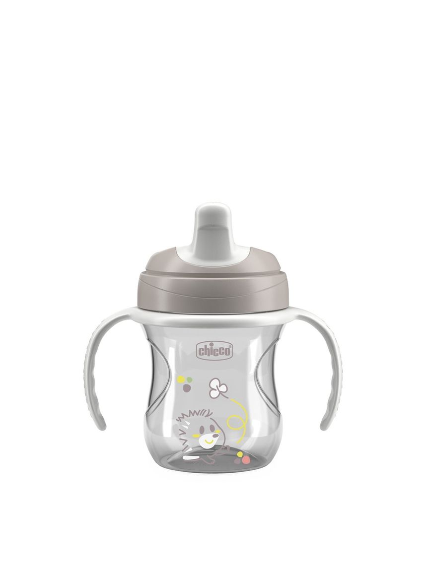 Chicco transition εκπαιδευτικό ποτηράκι 6+ μηνών 200ml grey - Chicco