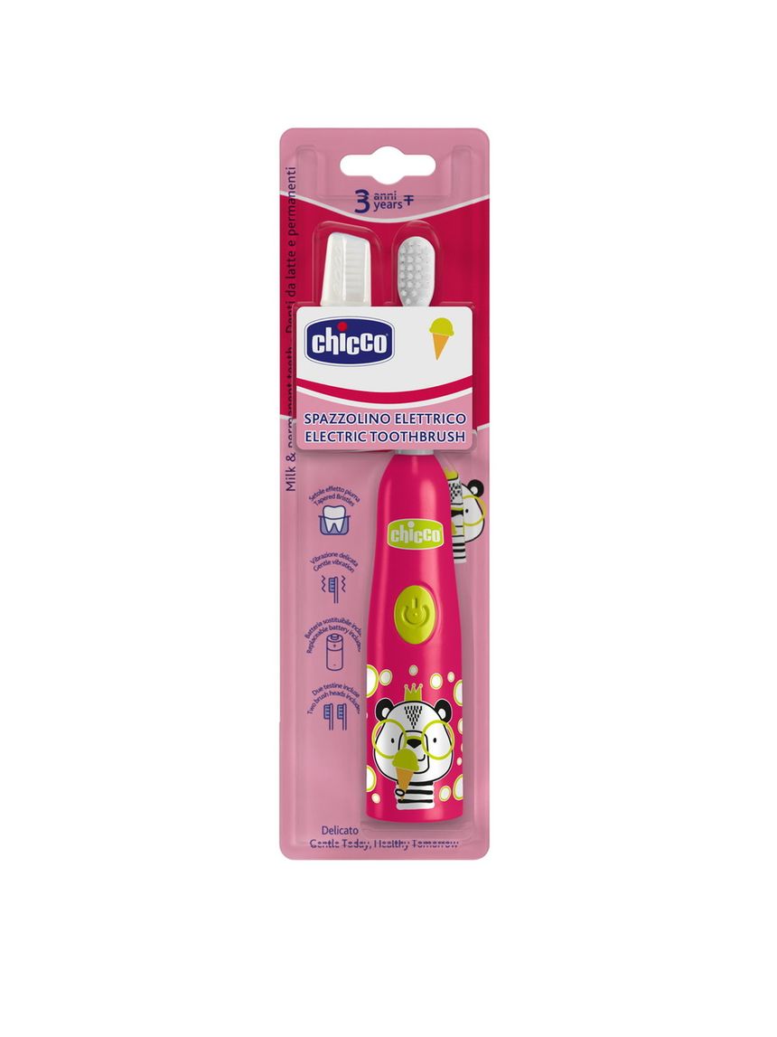 Chicco ηλεκτρική οδοντόβουρτσα 3+ ετών panda pink - Chicco