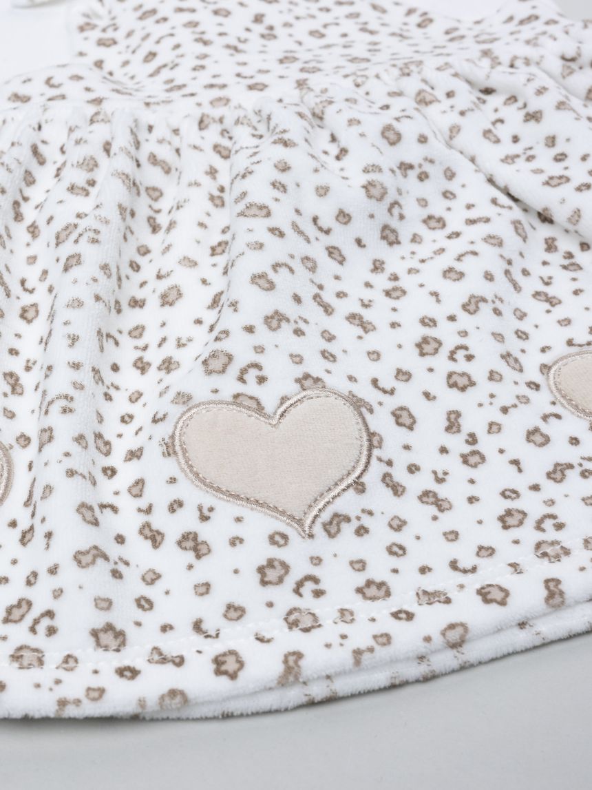 βρεφικό σετ μπλούζα και φόρεμα animal print για κορίτσι - Prénatal