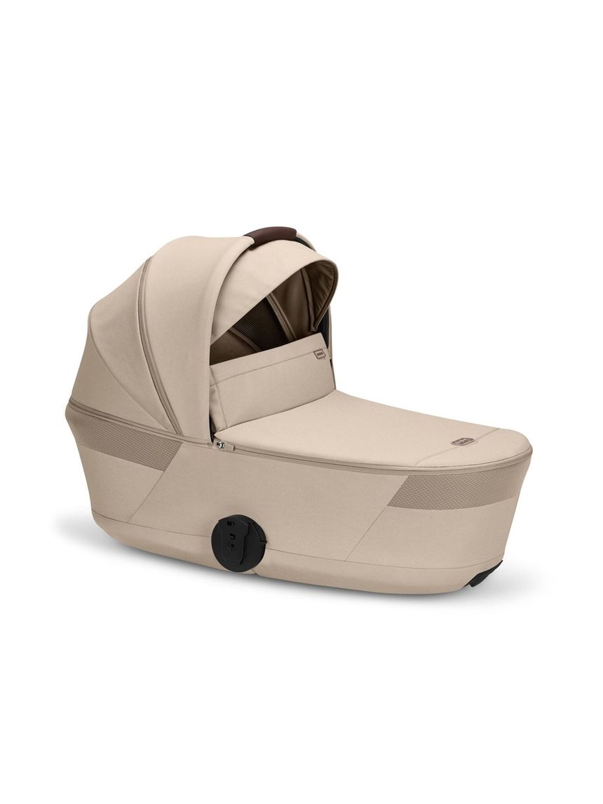 Cybex balios s lux σύστημα μεταφοράς trio με cot s lux, cloud g3 plus moon black και αντάπτορες almond beige - Cybex