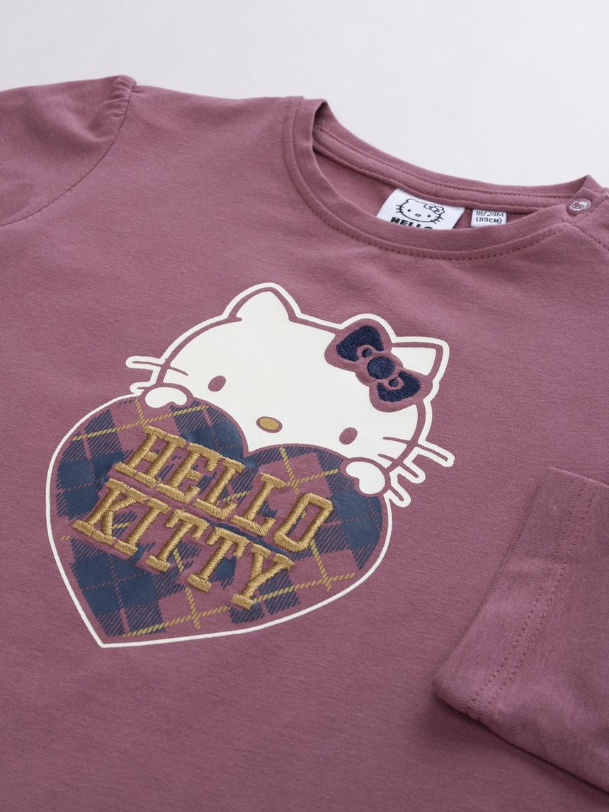 βρεφική μπλούζα ροζ hello kitty για κορίτσι - Prénatal