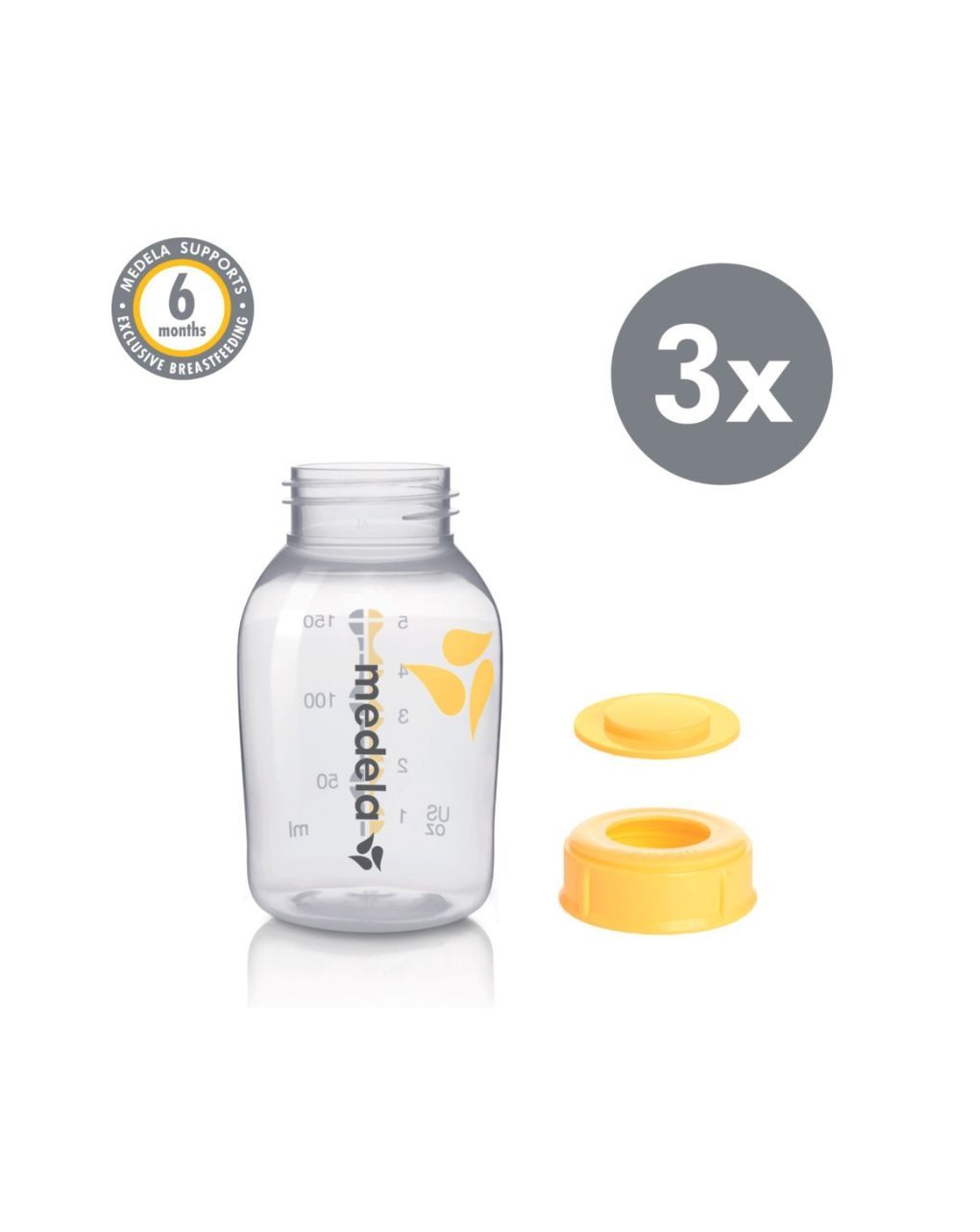 Medela breast milk bottles φιάλες μητρικού γάλακτος 150ml x 3τμχ - Medela