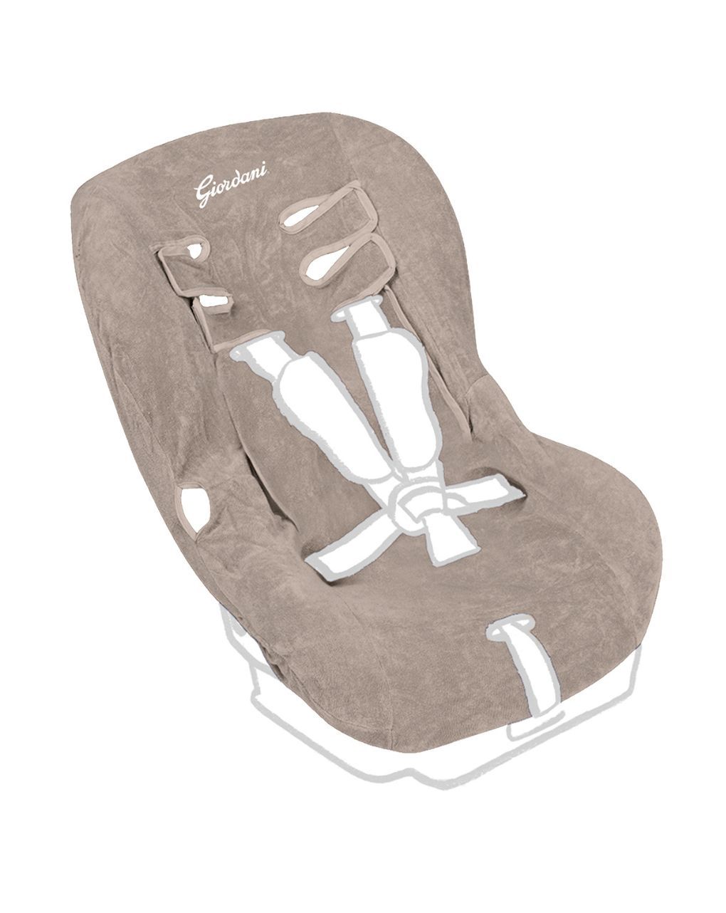 Giordani προστατευτικό κάλυμμα για κάθισμα αυτοκινήτου μπεζ ομ.1 8006be
