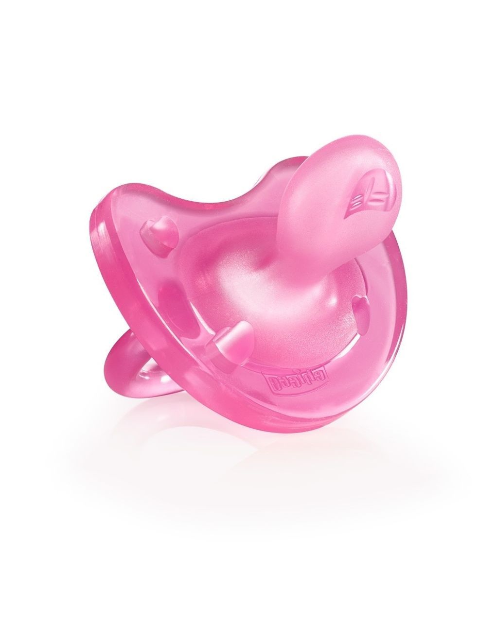 Chicco physio soft silicone πιπίλα σιλικόνης 6-12m ροζ c60-02712-11 - Chicco