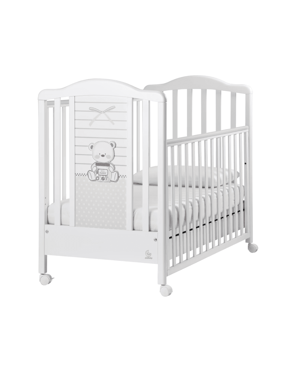 Italbaby κρεβάτι mon amour λευκό 70x130 cm 700580 - italbaby