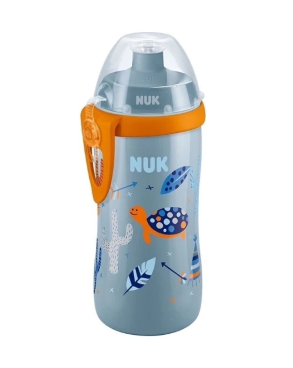 Nuk first choice junior cup παγούρι με κλιπ & καπάκι push-pull 300ml 18m+ (διάφορα σχέδια) - Nuk