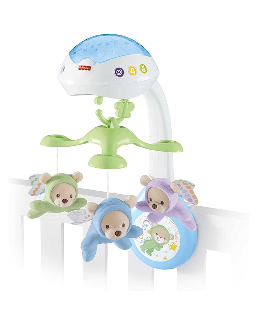Fisher price μουσικό περιστρεφόμενο με αρκουδάκια cdn41 - Fisher-Price