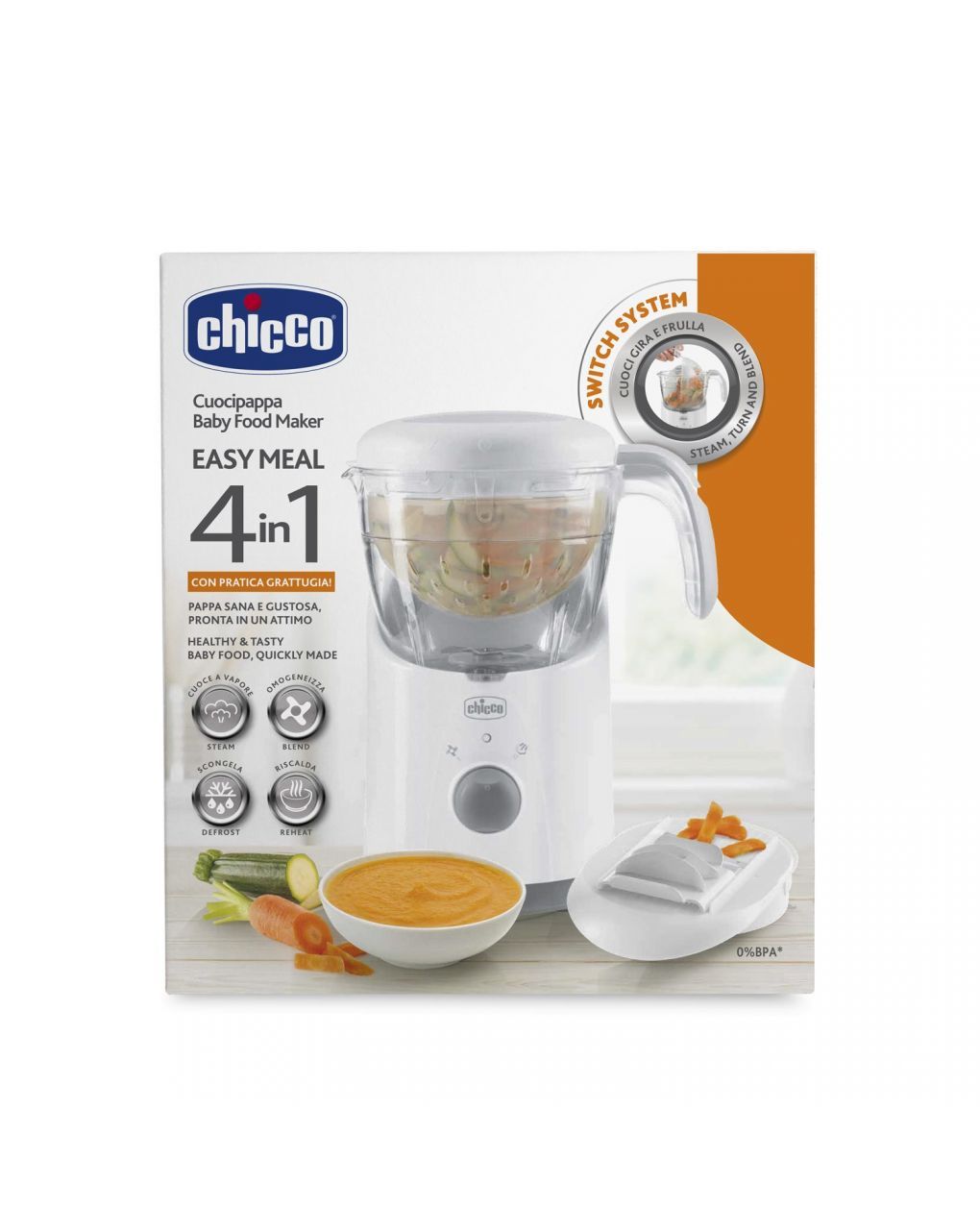 Chicco πολυσυσκευή μαγειρέματος easy meal f05-07656-00 - Chicco