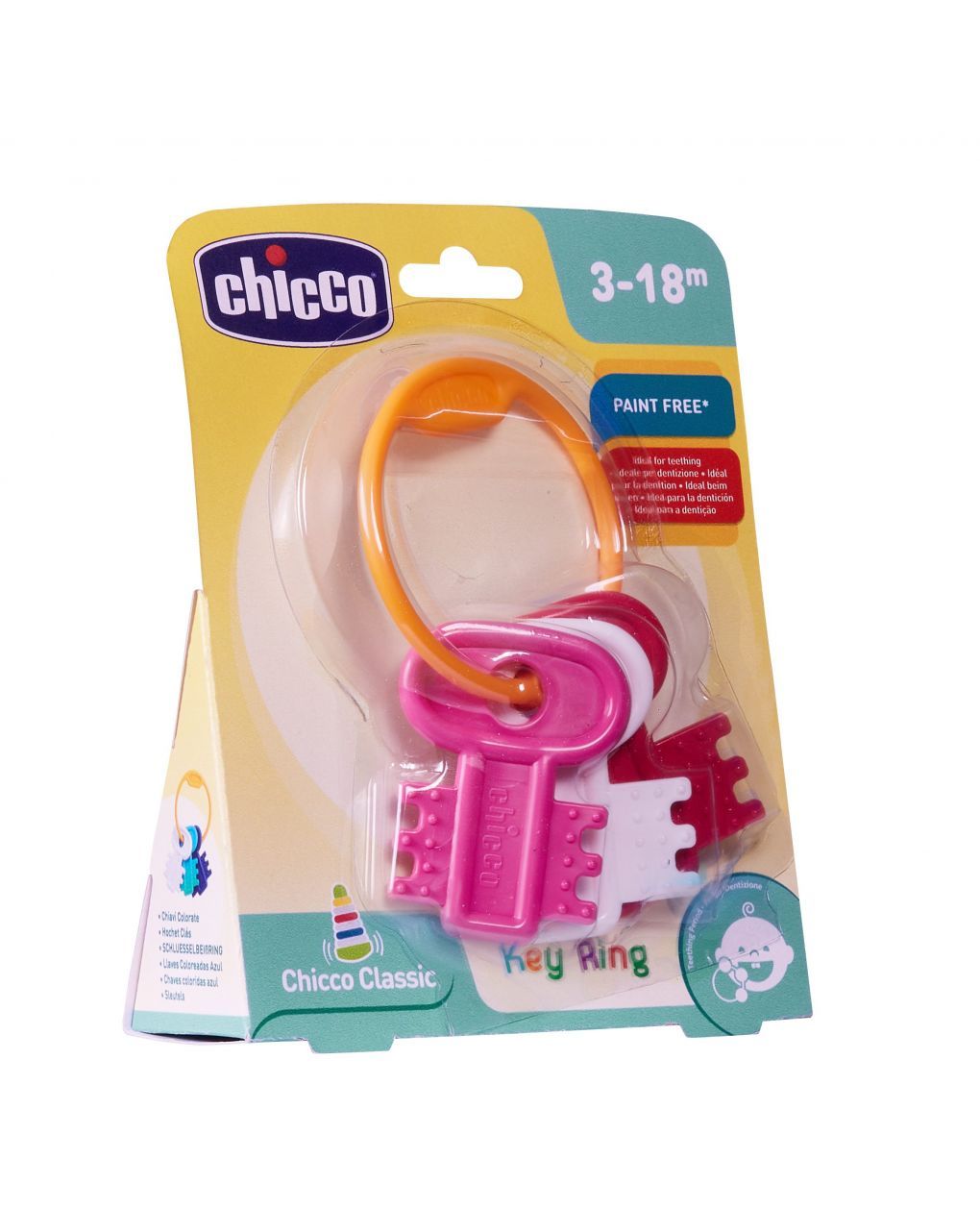 Chicco χρωματιστά κλειδιά ροζ y02-63216-10 - Chicco