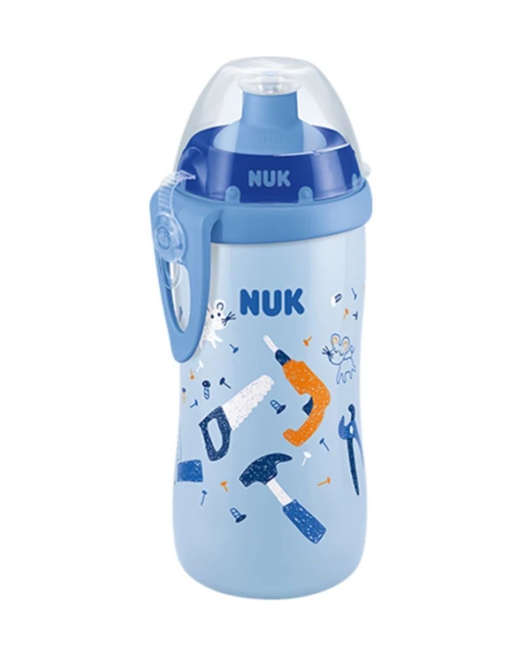 Nuk first choice junior cup παγούρι με κλιπ & καπάκι push-pull 300ml 18m+ (διάφορα σχέδια) - Nuk