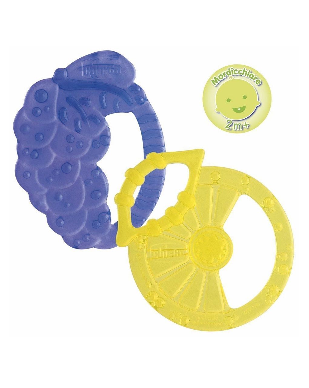 κρικος οδοντοφυιας λεμονι & σταφυλι 2μ+ - Chicco