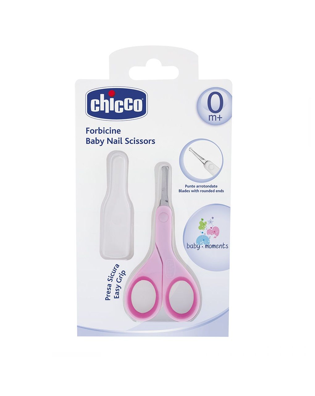 Chicco ψαλιδάκι ασφαλείας με θήκη ροζ h07-05912-10