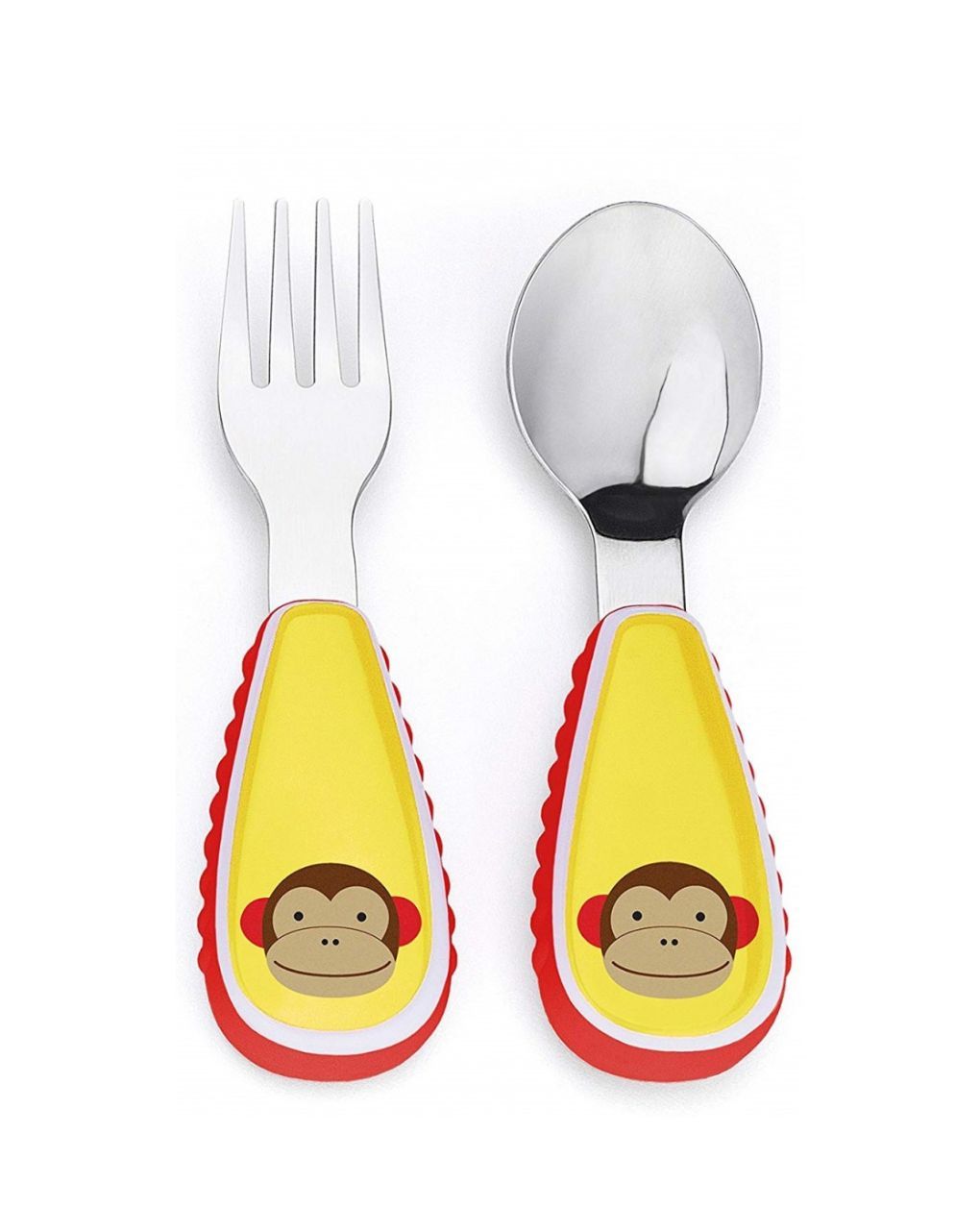 Skip hop zoo utensil σετ κουτάλι & πιρούνι monkey 29-2903004-01 - SKIP HOP