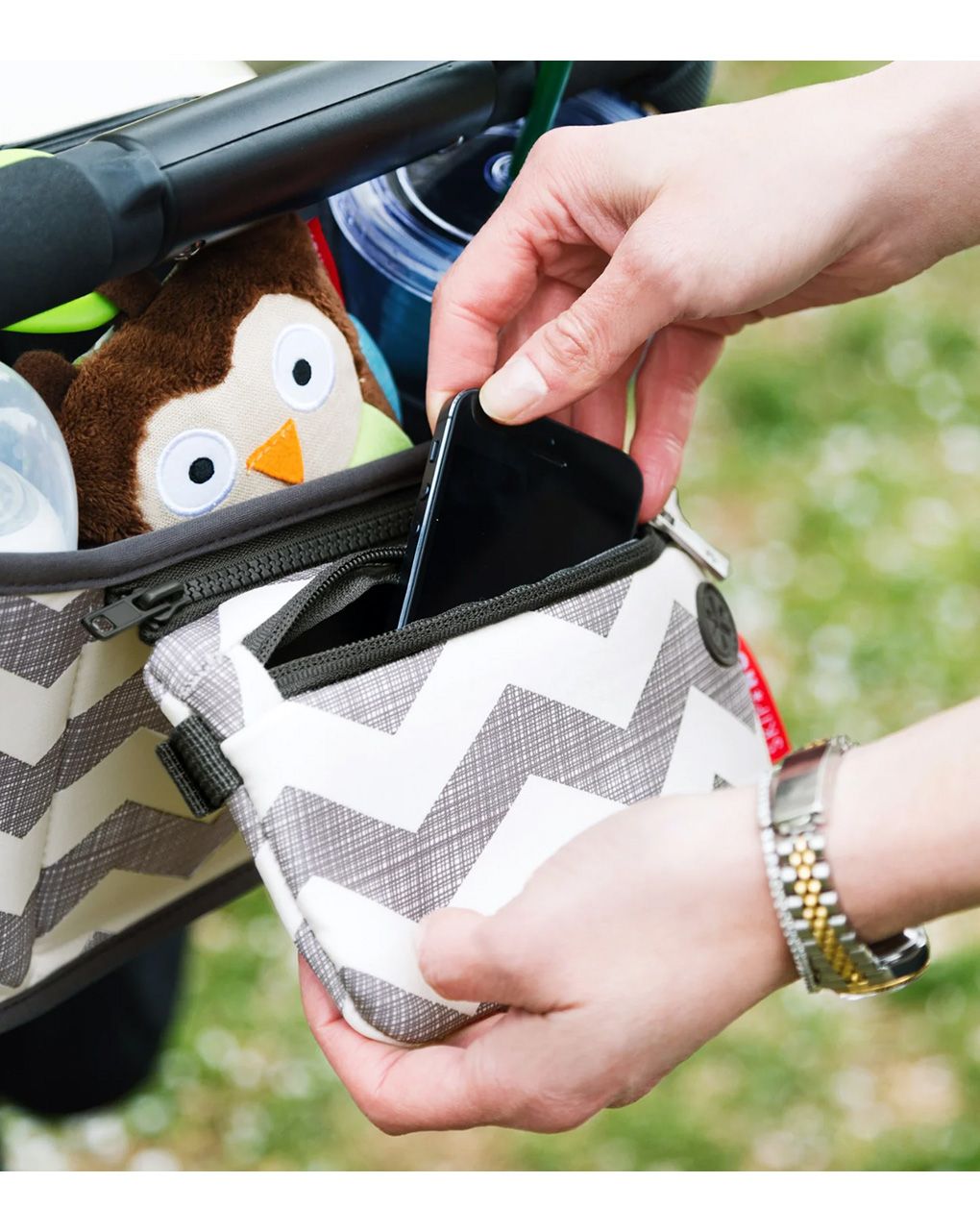 Skip hop organizer καροτσιού grab & go chevron 29-2910001-03 - SKIP HOP