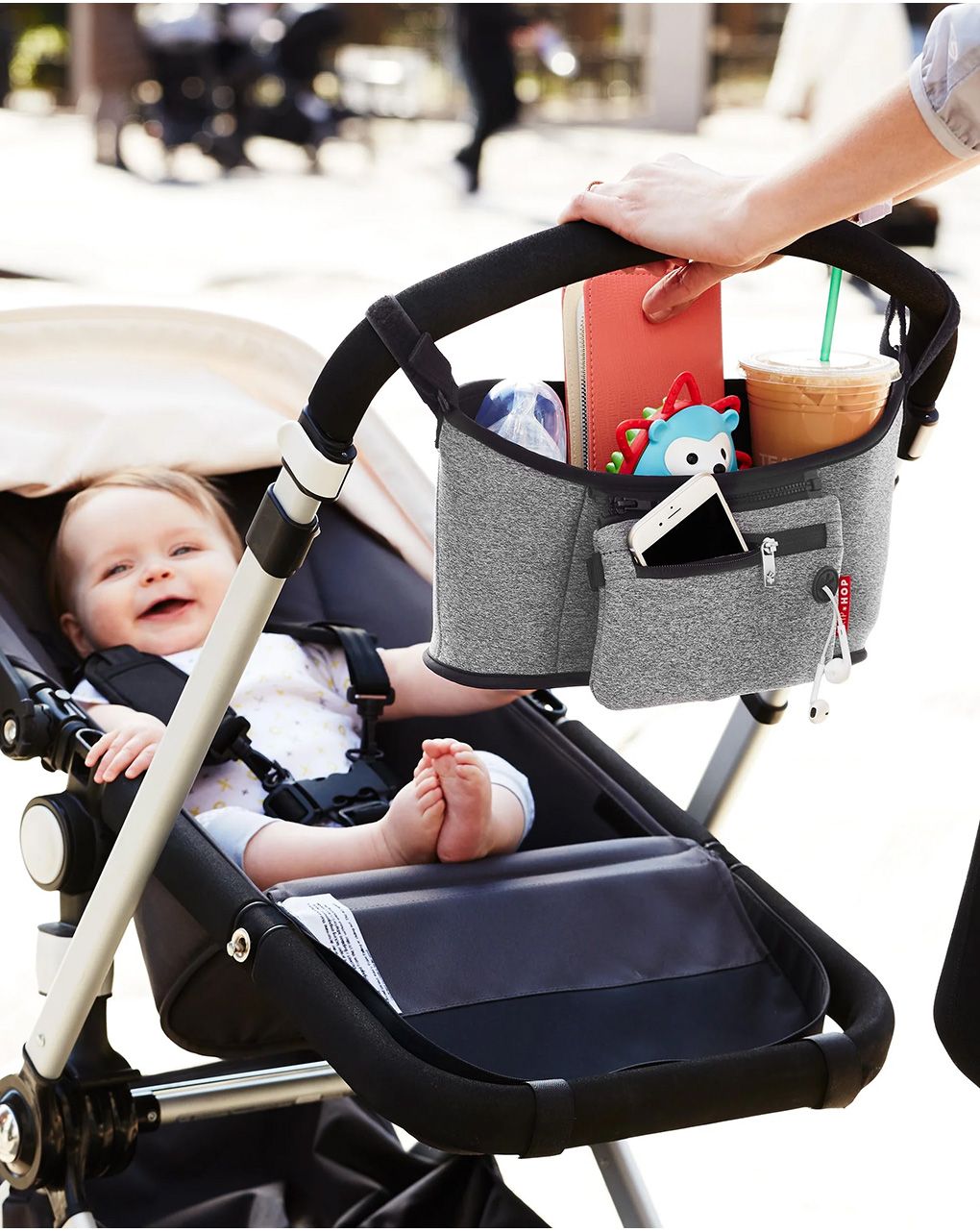 Organizer για καροτσια-heather grey - SKIP HOP