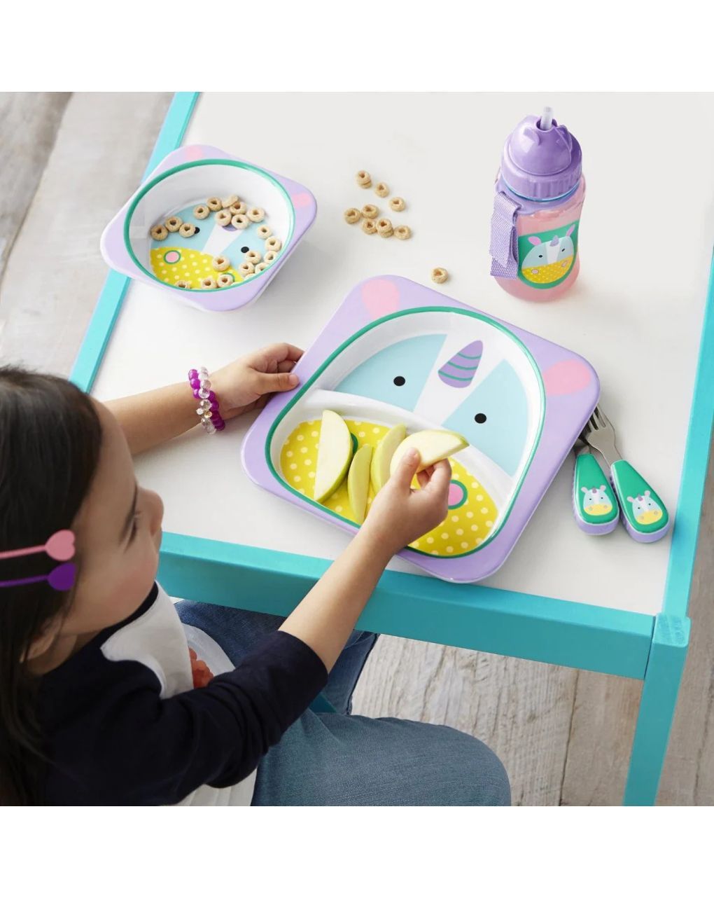 Skip hop zoo utensil σετ κουτάλι & πιρούνι unicorn 29-2903004-06 - SKIP HOP
