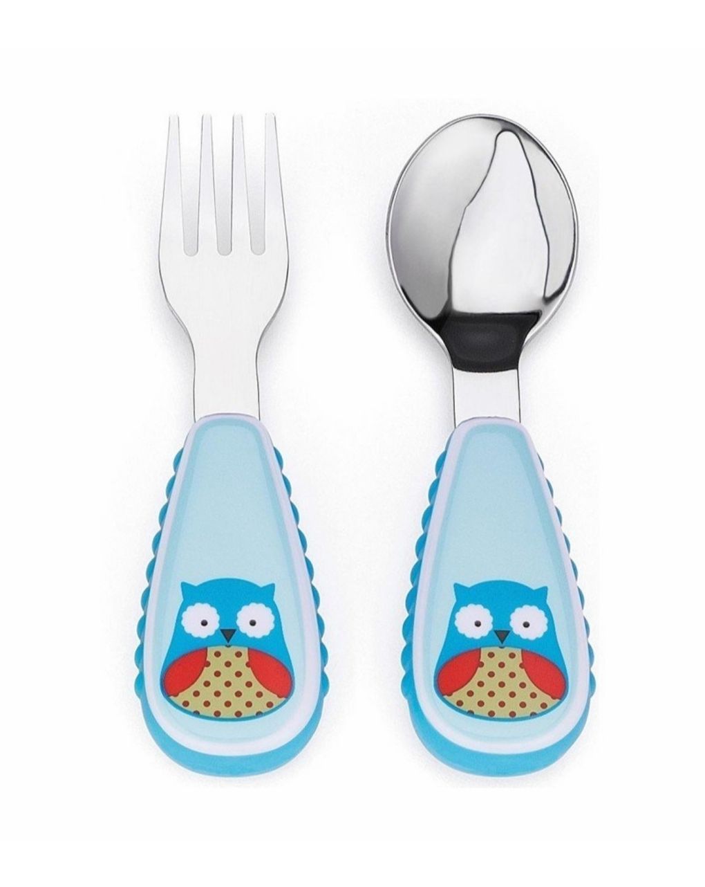 Skip hop zoo utensil σετ κουτάλι & πιρούνι owl 29-2903004-02 - SKIP HOP