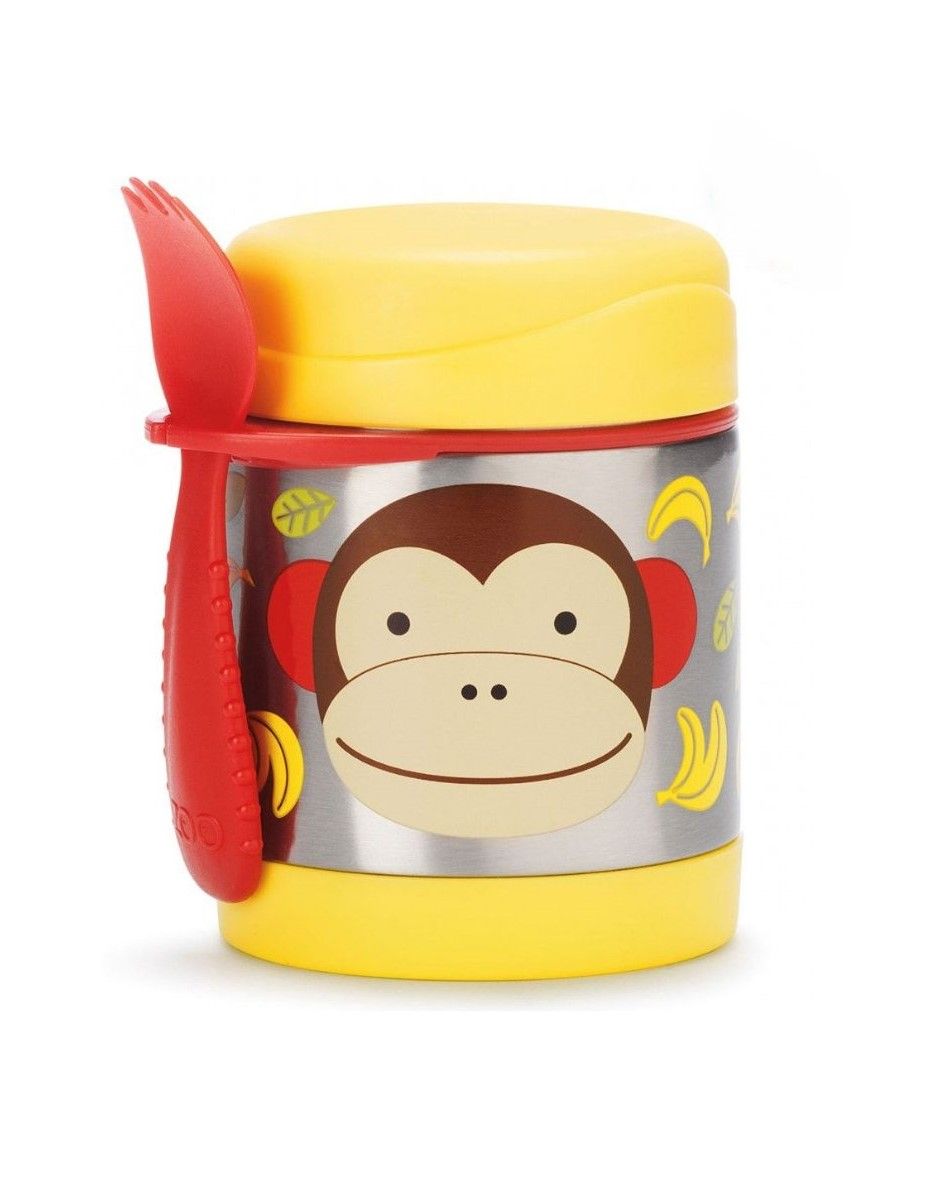 Skip hop zoo φαγητοδοχείο - θερμός 325ml monkey 29-2903005-01 - SKIP HOP