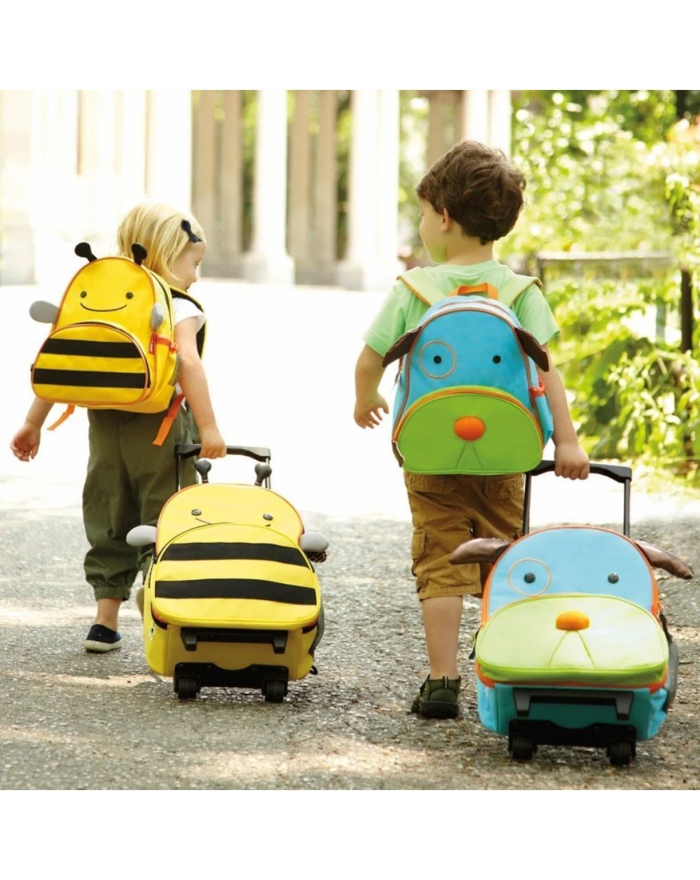 Skip hop zoo παιδική τσάνατα πλάτης bee f709bg006ws01m - SKIP HOP