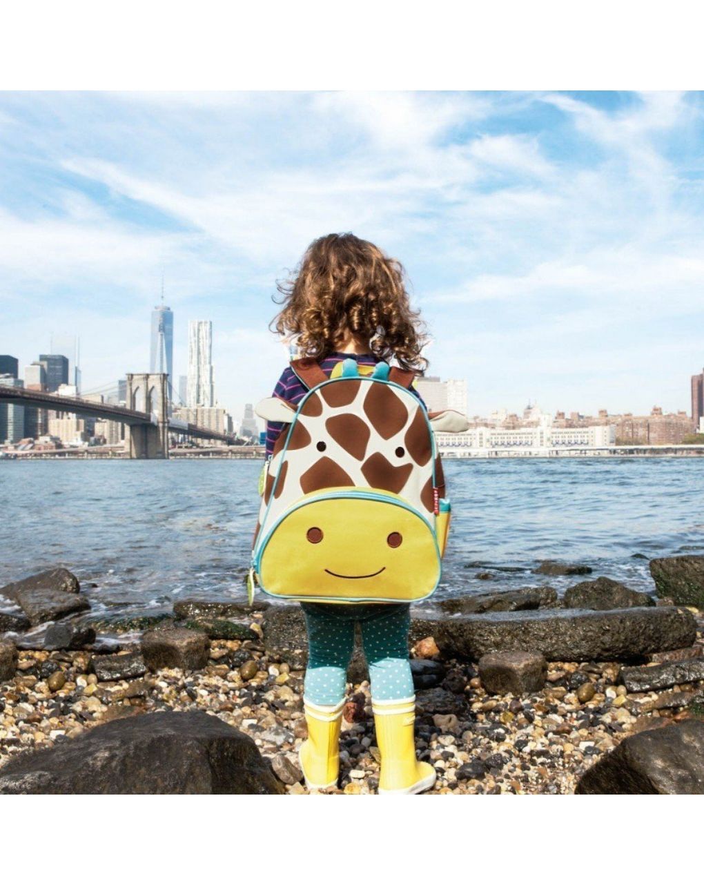 Skip hop zoo παιδική τσάντα πλάτης giraffe f709bg008ws01m - SKIP HOP