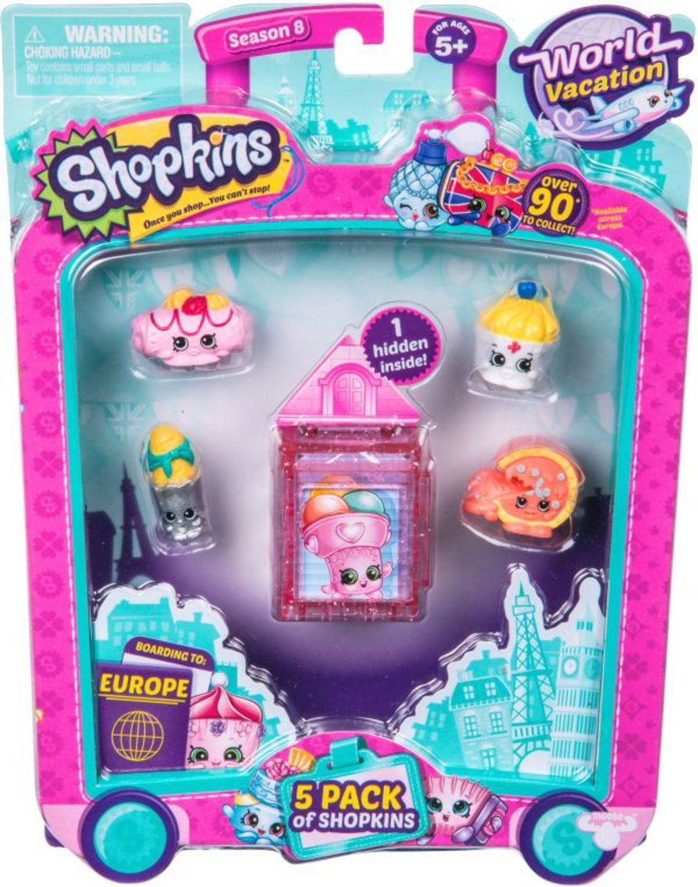 Shopkins s8 world vacation w1 5tem. καρτελα - Giochi Preziosi