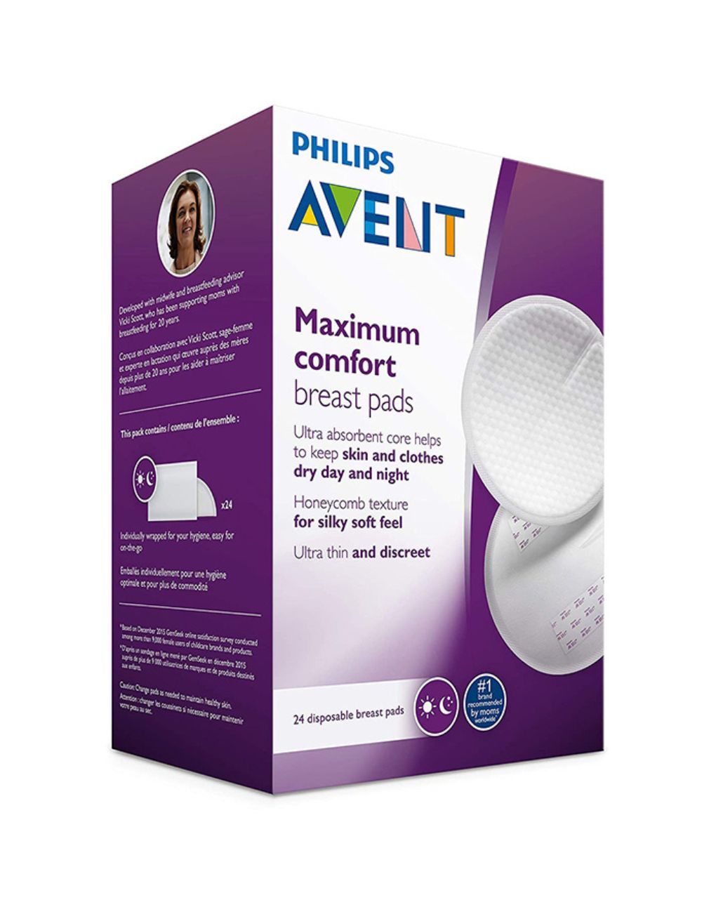 Philips avent επιθέματα στήθους μιας χρήσης 24τμχ scf254/24 - Philips Avent