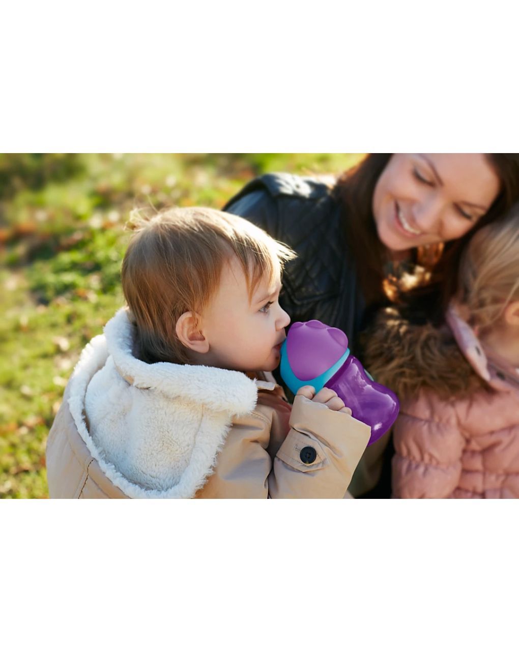 Philips avent εκπαιδευτικό ποτηράκι με καλαμάκι 200ml μωβ scf796/02 - Philips Avent