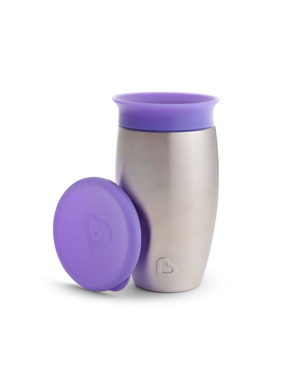 Munchkin εκπαιδευτικό ποτηράκι miracle 360° stainless steel sippy 296ml 12m+ 12370 - Munchkin