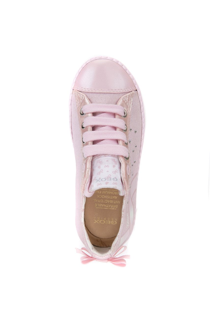 Sneakers geox jr ciak girl pink μεγ.24-27 για κορίτσι - Geox