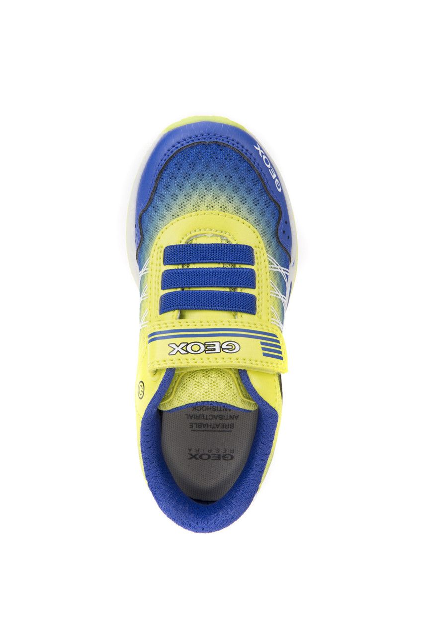 Sneakers j shuttle boy royal/lime μεγ.28-32 - Geox