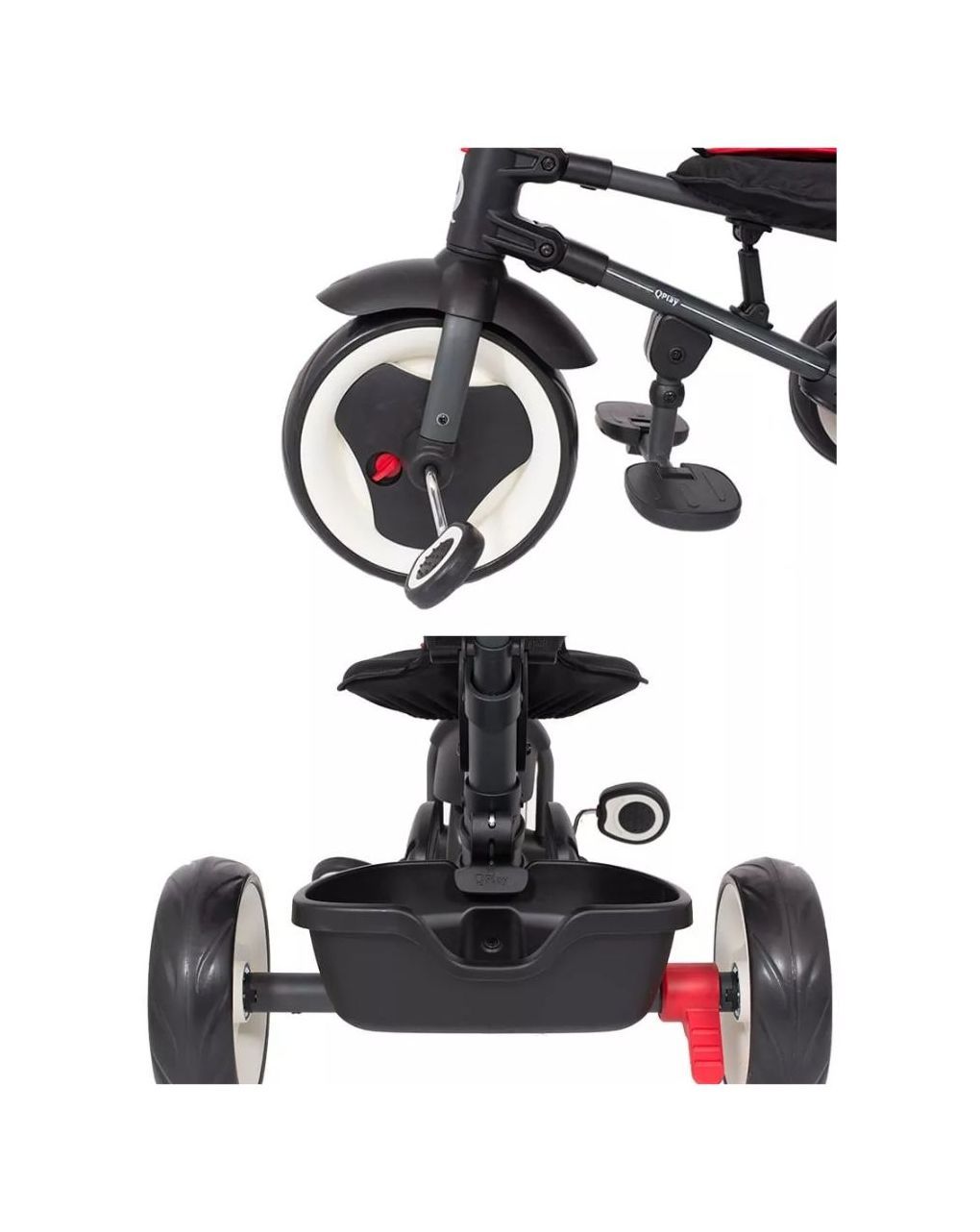 Qplay rito eva wheels κόκκινο σπαστό τρίκυκλο ποδηλατάκι 01-1212037-06 - QPLAY