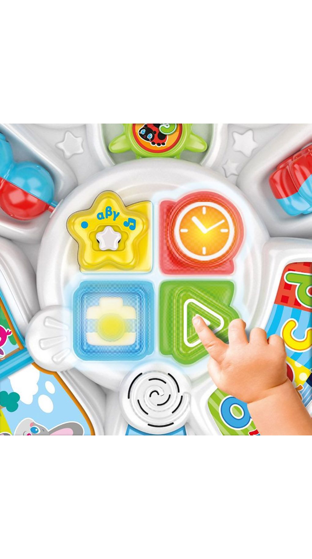 Baby clementoni τραπεζάκι δραστηριοτήτων οι πρώτες μου γνώσεις με ήχους για 10+ μηνών 1000-63595 - BABY CLEMENTONI