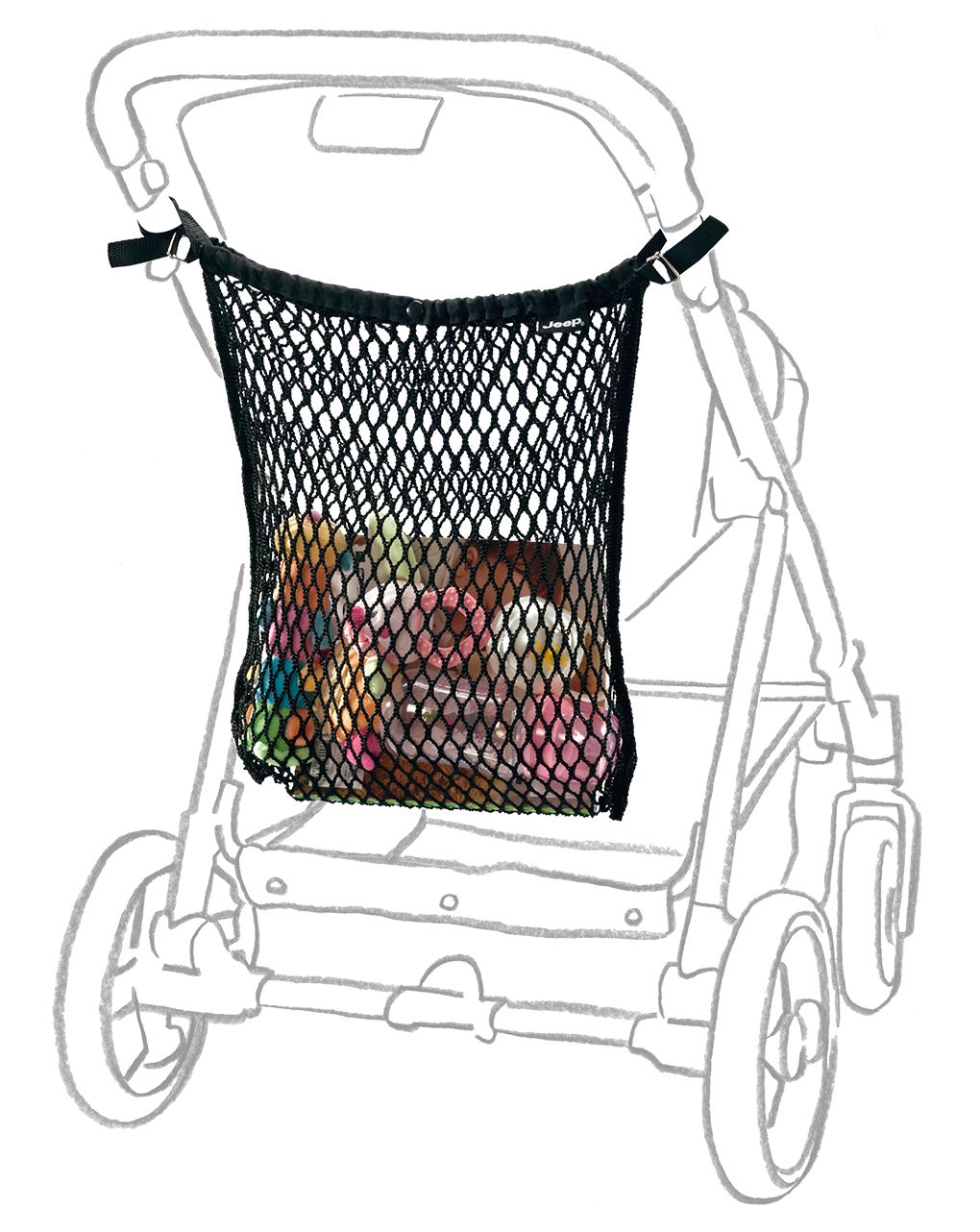 Giordani τσάντα δίχτυ για καρότσι