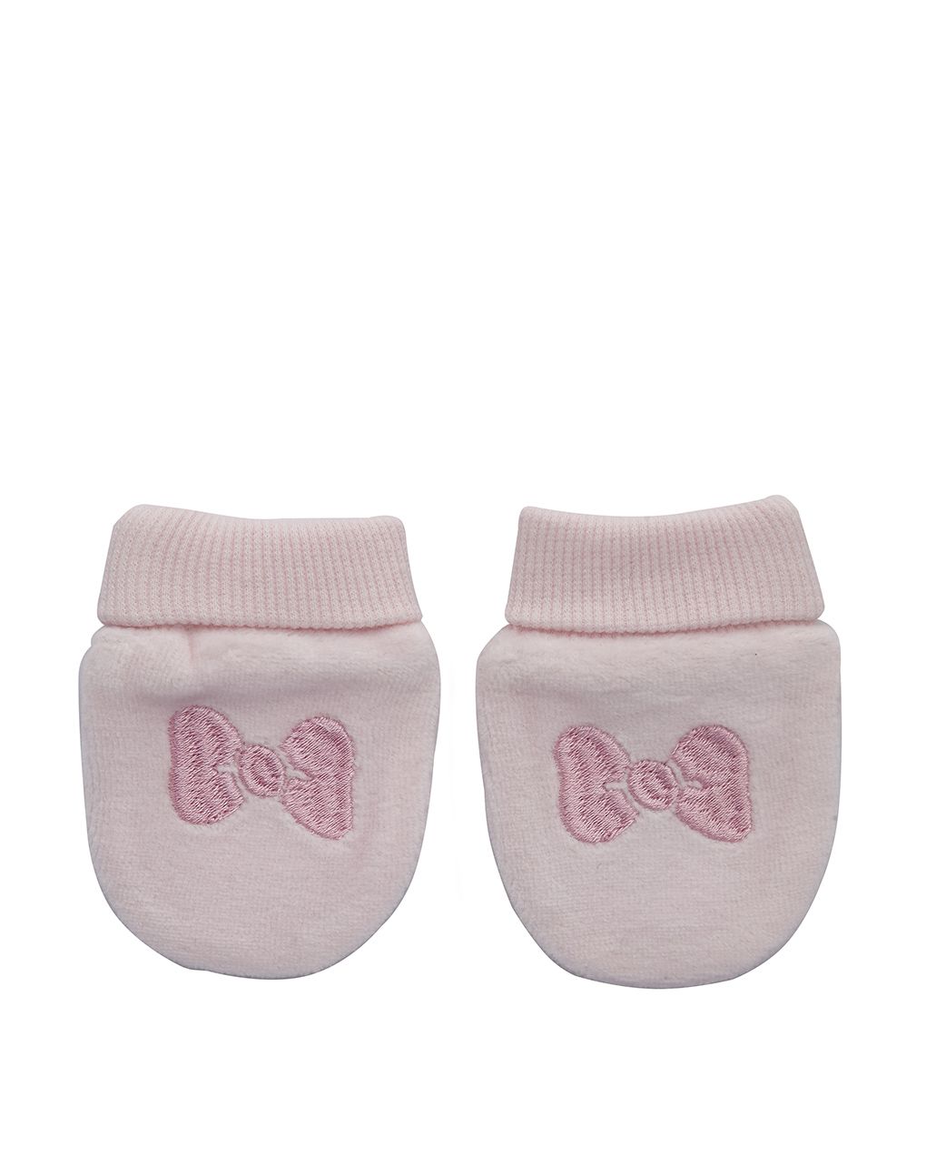 γαντακια χουφτες σενιλ ροζ - Prénatal