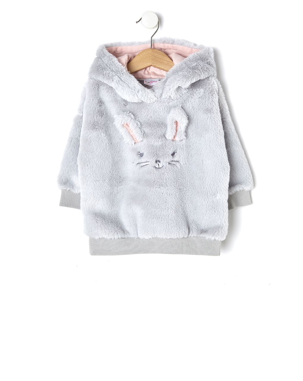 μπλουζα απο οικογολικη γουνα γκρι με κουνελακι - Prénatal