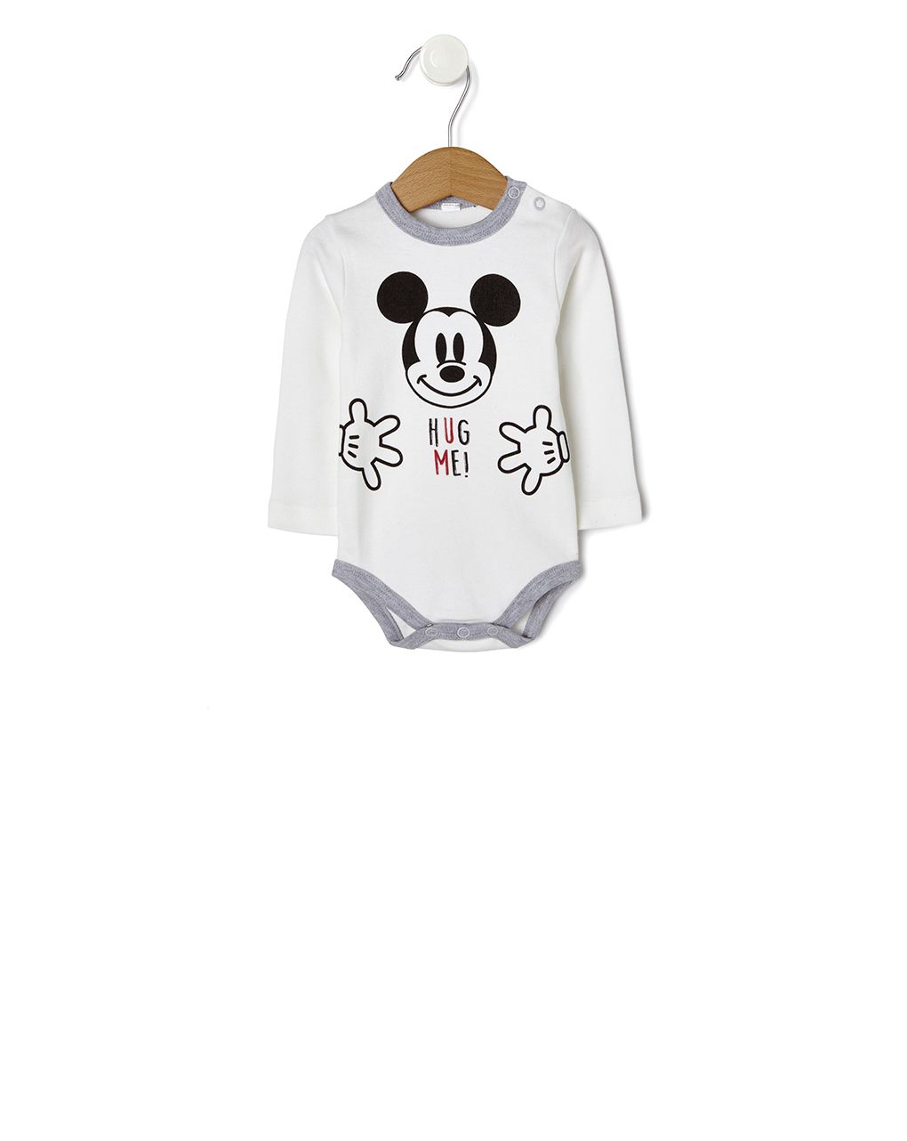 κορμάκι μακρυμάνικο mickey mouse unisex - Prénatal