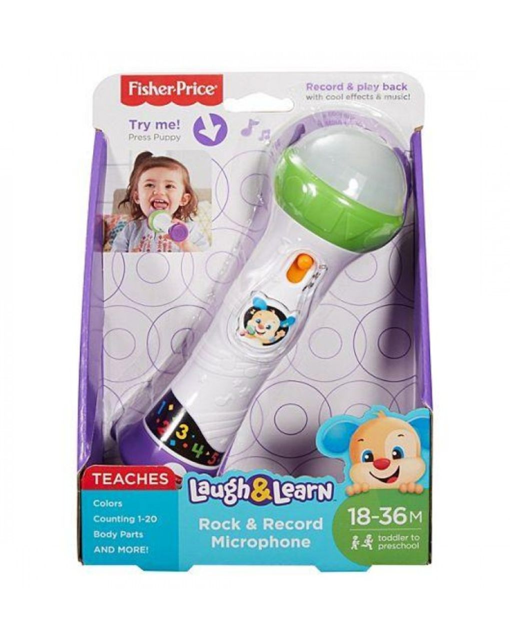 Fisher-price laugh & learn εκπαιδευτικό μικρόφωνο fbp42 - Fisher-Price