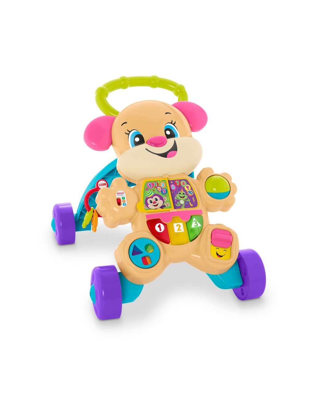 Mattel fisher-price εκπαιδευτική στράτα σκυλάκι smart stages ροζ ftc68 - Fisher-Price