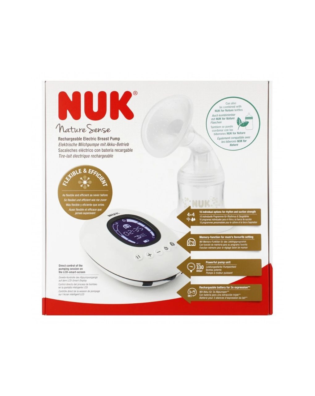 Nuk μονό ηλεκτρικό θήλαστρο nature sense - Nuk