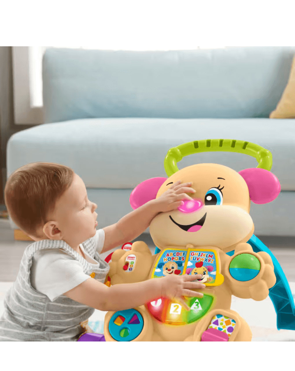 Mattel fisher-price εκπαιδευτική στράτα σκυλάκι smart stages ροζ ftc68 - Fisher-Price